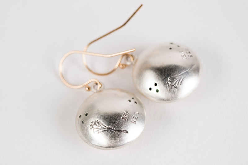 Toulouse Rosemary Sapphire Earrings in Gold & Silver