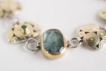 Corsico Moss Aquamarine & Emerald Bracelet