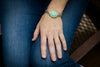 Ceres Chrysoprase Bracelet in Silver & 14k Gold