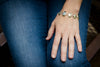 Corsico Moss Aquamarine & Emerald Bracelet