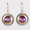 Toulouse Rosemary Sapphire Earrings in Gold & Silver