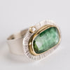 Milan Green Tourmaline & Diamond Ring, US 7