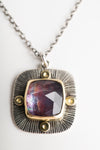 Perth Garnet Triplet Necklace, One of a Kind