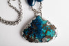 Adelaide Shattuckite & Apatite Sterling Silver Necklace