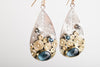 Hilo London Blue Topaz & Sapphire Earrings in Gold and Silver